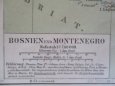 Historische Landkarte Bosnien Montenegro 1895