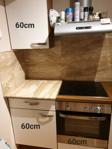 Küche  / Küchenzeile 290cm +Kühlschrank mit Gefrierfach 60cm - 3